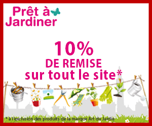 Prêt à Jardiner : 10 % de remise sur tout le site